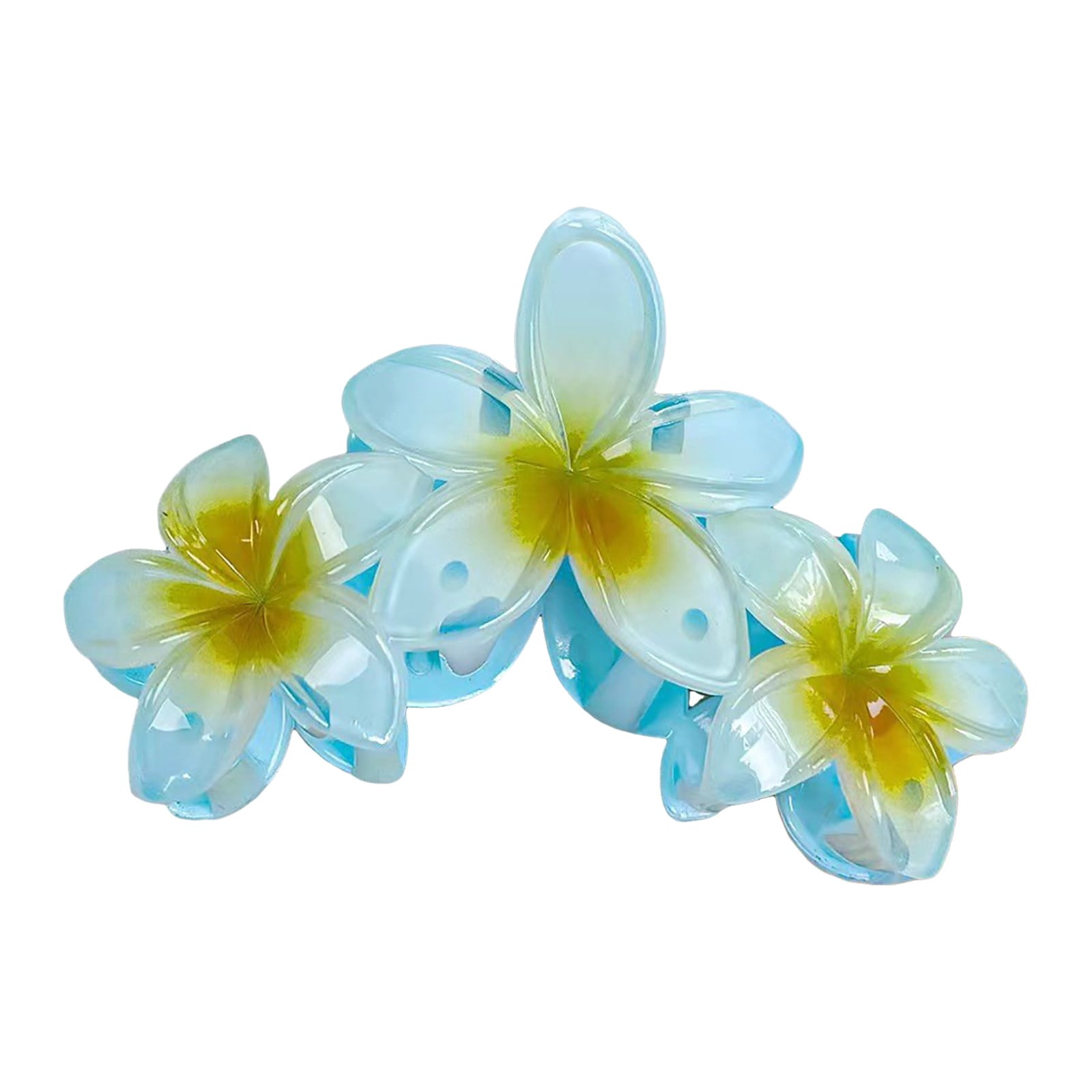 Hessimy Flower Hair Claw Clips Large Hair Clip Hawaiian Hibiscus Hair