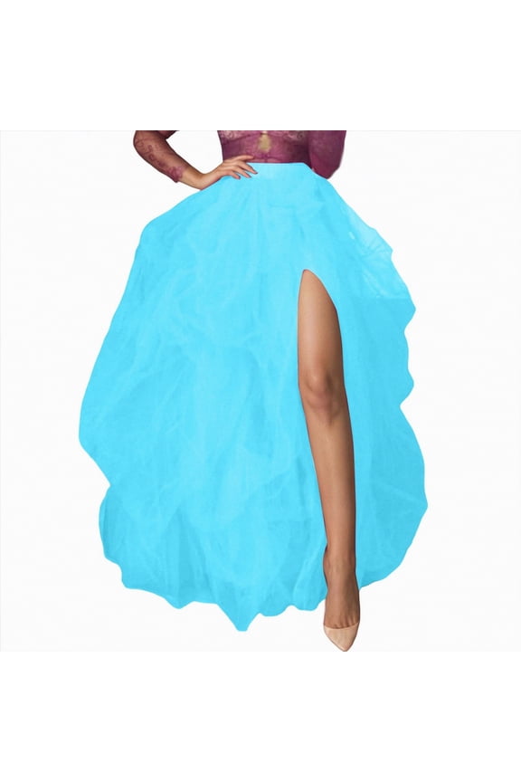 Fringe Dance Skirts for Women Teens Ballroom Latin Salsa Skirt Festive Rave Sexy Mini Shorts Skirt(Sky Blue,A)