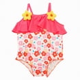 thumbnail image 1 of Hessimy Girl One Piece Swimsuit Quick Dry Bathing Suit Cross Shoulder Strap Beach Swimwear,Cross Shoulder Strap（Watermelon Red，6-12 Months）, 1 of 4