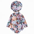 thumbnail image 1 of Hessimy Girl Swimsuit One Piece Bathing Suit Quick Dry Stretchy,Stretchy Fabric（Multicolour，6-12 Months）, 1 of 6
