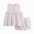 thumbnail image 1 of Hessimy Girls Clothes Summer 2 Piece Outfits T-Shirts and Biker Shorts Kids Fashion Clothing Sets,Biker Shorts(White,3-4 Years), 1 of 3