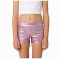 thumbnail image 1 of Hessimy Girls Athletic Shorts with Pockets Running Shorts Volleyball Soccer Shorts Elastic Waist(Pink,10-11 Years), 1 of 6