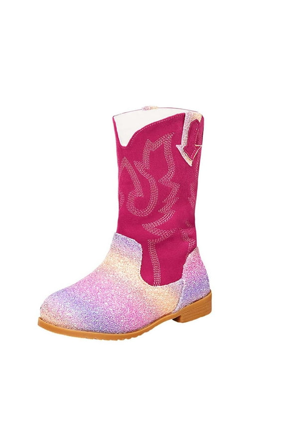 Girls Boots Ankle Booties Toddler/Little Kid/Big Kid toddler boots (Hot Pink,1.5)