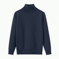 thumbnail image 1 of Hessimy Girls Cropped Cardigan Sweaters Long Sleeve Cable Knit Button Front Sweater 5-12y Pullover Knit School Uniforms Lightweight Girls Cardigan (Navy,5-7 Years), 1 of 4