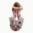thumbnail image 1 of Hessimy Girls Dress Shoes Princess High Heels Closed Toe Party Wedding Flower Girls Shoes Toddler Little Big Kid sandals school dailywear ballet Dancing shoes (Pink,13.5), 1 of 5