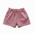 thumbnail image 1 of Hessimy Girls Feathery-Fit Soft Athletic Shorts - Tennis Soccer Running Casual Pockets(Pink,8-9 Years), 1 of 3