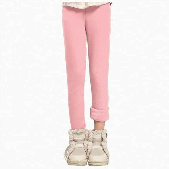 Hessimy Girls' Jeans Baggy High Waist Pants Wide Leg Pants Teen Clothing Justice Girls Clothing Autumn Winter Spring Summer (Pink,11-12 Years)