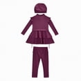 thumbnail image 1 of Hessimy Girls Rash Guard Swimsuits 2 Piece Bathing Suit UPF 50+ Summer Swimwear（Red,10-11 Years), 1 of 7