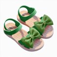 thumbnail image 1 of Hessimy Girls Sandals Cute Open Toe Breathable Summer Shoes with Rubber Sole,Lightweight Non-Slip(Green,12), 1 of 4