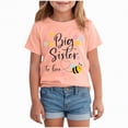 thumbnail image 1 of Hessimy Girls Shirts - Cotton Blend Short Sleeve Tops - Crewneck Cute Graphic Girls Tee Shirt Pack(Orange,9-10 Years), 1 of 4