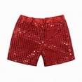 thumbnail image 1 of Hessimy Girls Shorts, Cotton Shorts, Kids Summer Clothing(Red,13-14 Years), 1 of 7