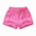 thumbnail image 1 of Hessimy Girls' Swim Shorts, UPF 50+ Sun Protection Pockets Quick-Dry Short for Beach Pool(Red,7-8 Years), 1 of 4