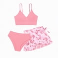 thumbnail image 1 of Hessimy Girls Swimsuit Color Block Tankini Swimsuit Quick Dry 2 Piece Bathing Suit for Girls Teens Swimwear Summer,Summer Style,UV Protection,Training(Pink,8-9 Years), 1 of 4
