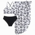 thumbnail image 1 of Hessimy Girls Swimsuit Girls Bathing Suit Tankini Set Two Piece Girl Swimwear Bikini Set（Black,13-14 Years), 1 of 1