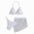 thumbnail image 1 of Hessimy Girls Swimsuits Bikini Set Two Piece Bathing Suit Swimwear Set(White,8-9 Years), 1 of 2