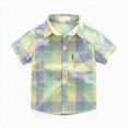 thumbnail image 1 of Hessimy Girls T Shirts Double Layer Ruffle Short Sleeve Kids Summer Crewneck Tunic Tee Tops,Double Layer Ruffle(Green,2-3 Years), 1 of 3