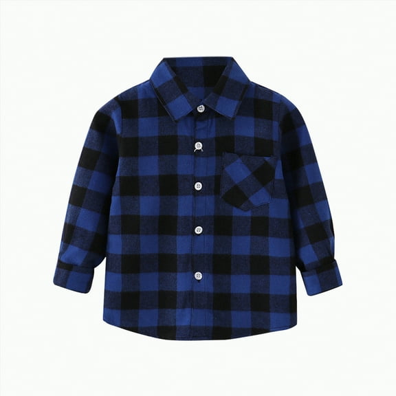 Hessimy Girls T Shirts With Ruffle- Casual Fashion Crewneck Long Sleeve Kids Spring Clothes Tops Boys Cute Fashion Cool Basic Tops Soft Solid Color Basic Tops Flounce (Blue,7-8 Years)