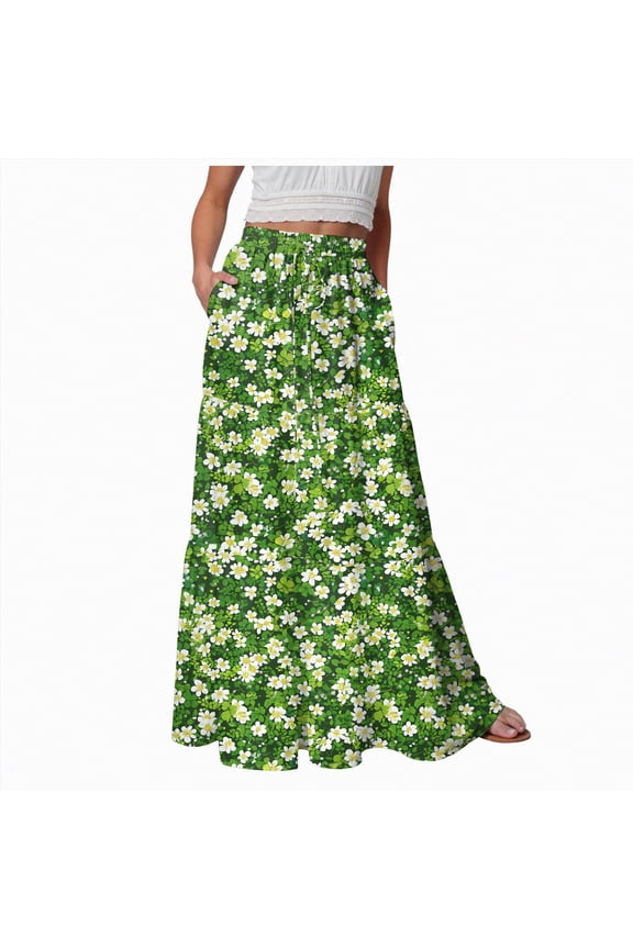 High Waisted Skirts for Women Tulip Hem Ruched Asymmetrical Bodycon Pencil Skirts Date Night Outfits,Tulip Hem,Date Night(Green,S)