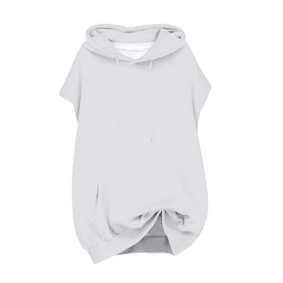 Hessimy Hoodie Women Oversized Sweatshirt Long Sleeve Fall Outfit Lightweight Jackets Workout Clothes Essentials Hoodie Cropped Hoodie Fashion Hoodies Women Blouses (White,XXXL)