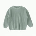 thumbnail image 1 of Hessimy Boys Girls Pullover Sweater Pumpkin Knit Jumper Tops Winter Warm Pumpkin Pattern Knitted Sweaters Tops Beige Button Cardign Pullover Knit (Light Blue,6-9 Months), 1 of 6