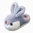 thumbnail image 1 of Hessimy Kids Boys Girls Warm Slippers Kids Non-Slip Winter Indoor Household Shoes Indoor Slippers Shark Slippers Girls Slippers Toddler Slippers Boys (Grey,10), 1 of 5