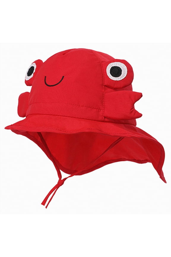 Kids Breathable Mesh Sun-Hat Fishing-Hat - Summer Outdoor Sun Protection Bucket hat Beach Hat for Boys Girls