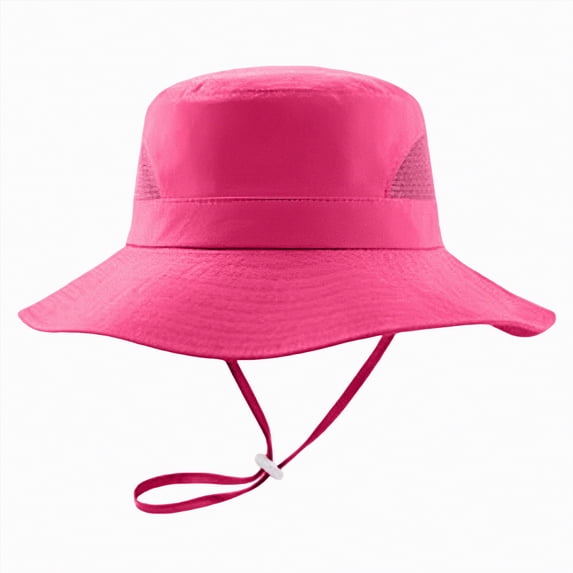 Hessimy Kids Cotton Bucket Hat Sun Beach Cap for Boys Girls