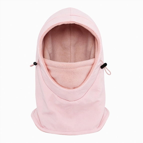 Hessimy Kids Fleece Balaclava Hood with Adjustable Drawstring,Winter Windproof Face and Neck Cover