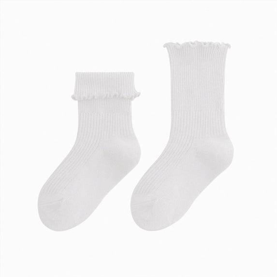 Hessimy Kids Socks Boys Girls Unisex Athletic Low Cut Half Cushion Ankle Socks for Infants Toddlers Kids Boys Girls,Multipacks(White,1-3 years)