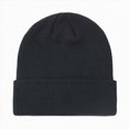 thumbnail image 1 of Hessimy Kids Solid Color Ribbed Cuffed Knit Beanie,Basic Winter Warm Skull Cap, 1 of 9