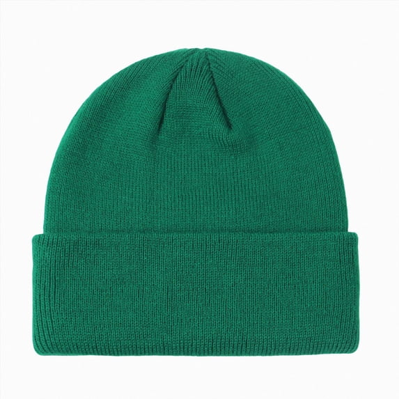 Hessimy Kids Solid Color Ribbed Cuffed Knit Beanie,Basic Winter Warm Skull Cap