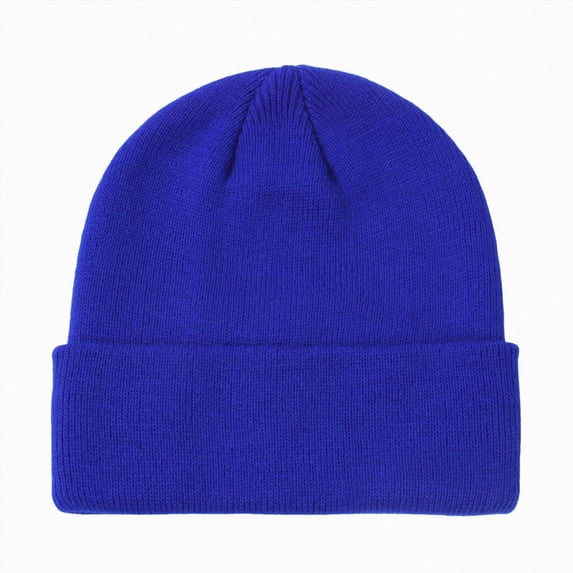 Hessimy Kids Solid Color Ribbed Cuffed Knit Beanie,Basic Winter Warm Skull Cap