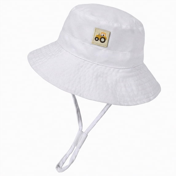 Hessimy Kids Sun Hat Adjustable Boys Girls Beach Bucket Hat UPF 50+ Wide Brim Foldable Summer Cap Swim Fishing Safari