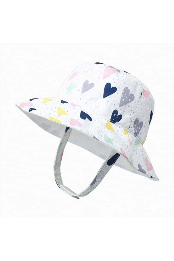 Kids Sun Hat with UV Protection Beach Bucket for Boys Girls Wide Brim Cap for Summer Outdoor