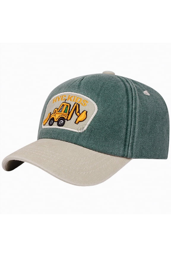 Lightweight Kids Baseball Caps for Boys Girls, UPF50+ Kids Sun Hat Quick-Dry Youth Performance Hat for Outdoor Activity(GreenOne Size)