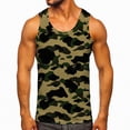 thumbnail image 1 of Hessimy Men’s Athletic Fit Tank Tops Cotton Breathable Sleeveless Undershirts（Dark Green,XXXL), 1 of 5