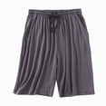 thumbnail image 1 of Hessimy Men's Casual Shorts Cotton Elastic Waist Drawstring Shorts Lightweight Summer Beach Shorts,easy wear(Dark Gray,XXL), 1 of 8