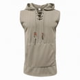 thumbnail image 1 of Hessimy Men's Casual Tank Tops V Neck Sleeveless T Shirts Summer Beach Lightweight Muscle Tee（Khaki,S), 1 of 1