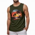 thumbnail image 1 of Hessimy Men's Gym Tank Tops Y-Back Workout Muscle Tee Training Bodybuilding Fitness Sleeveless T Shirts（AG,XXXXL), 1 of 1