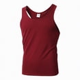 thumbnail image 1 of Hessimy Men's Gym Workout Tank Tops Y-Back Muscle Tee Stringer Bodybuilding Sleeveless T-Shirts（Red,XXXXXL), 1 of 1