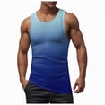 thumbnail image 1 of Hessimy Men’s Sleeveless Compression Shirts, Quick Dry Running Sports Workout Athletic Base Layer Tank Tops（Blue,L), 1 of 1