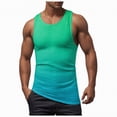 thumbnail image 1 of Hessimy Men’s Sleeveless Compression Shirts, Quick Dry Running Sports Workout Athletic Base Layer Tank Tops（Green,M), 1 of 1