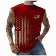 thumbnail image 1 of Hessimy Men's Tank Top Undershirt Pack, Moisture-Wicking Cotton Tanks for Men White or Black/Gray（Red,L), 1 of 4