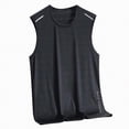 thumbnail image 1 of Hessimy Men's Tank Top Undershirts Moisture Wicking Breathable, Fitted Fit T Shirts for Men（Black,XL), 1 of 6