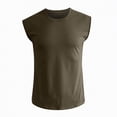 thumbnail image 1 of Hessimy Men's Tank Top Undershirts,Slim Fit,Soft & Breathable Tank Shirt - Comfortable Men's Undershirts,sleek（AG,XXXXL), 1 of 4