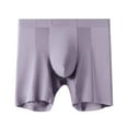 thumbnail image 1 of Hessimy Men's Underwear Boxer Briefs two side pockets Hidden Your Stash Panties Ice-Silk Cool Panties Underwear Single Piece(Purple,3XL), 1 of 2