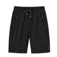 thumbnail image 1 of Hessimy Men's Workout Gym Shorts Mesh Athletic Shorts Lightweight Bodybuilding Training Short Pants with Pockets(Black,4XL), 1 of 4