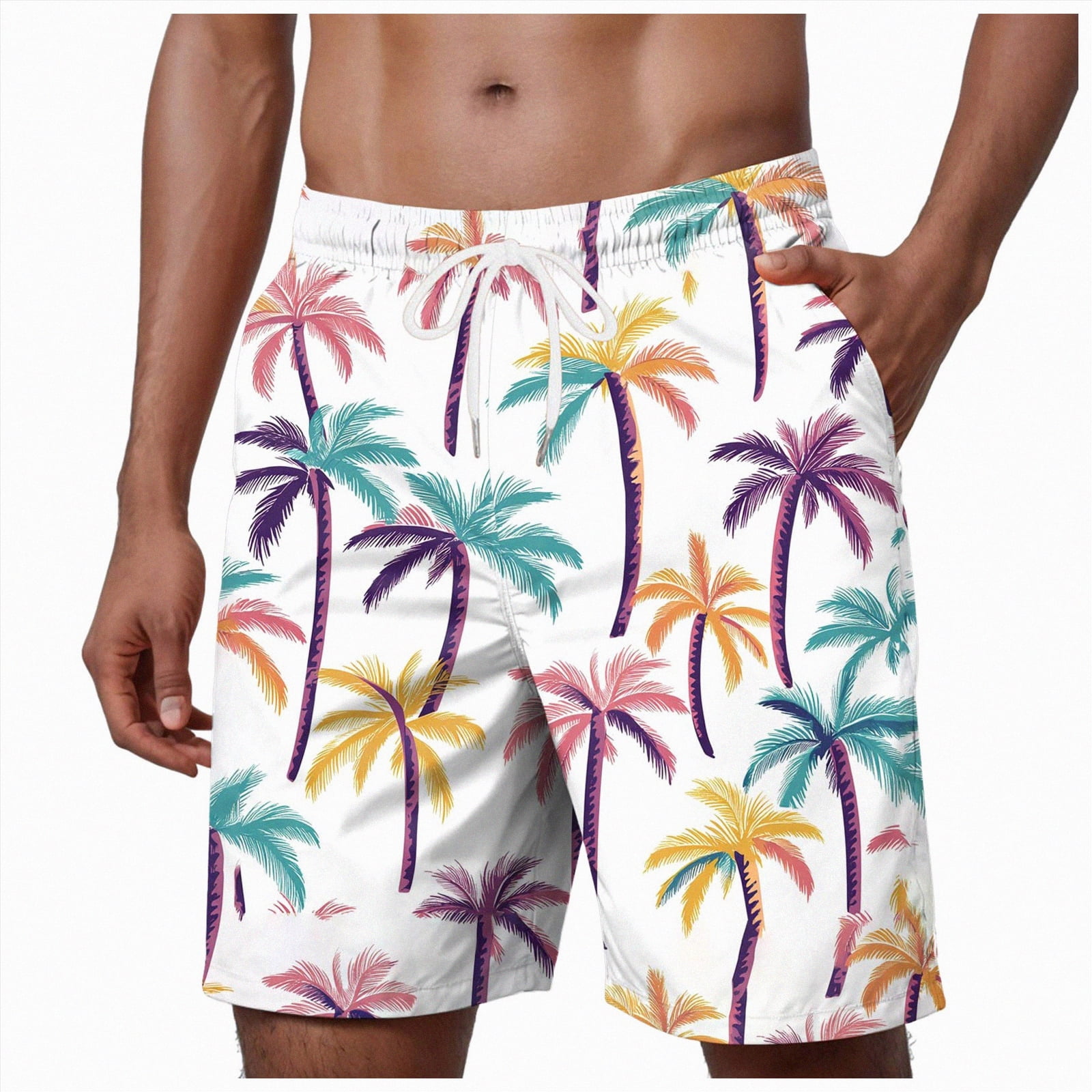 Hessimy Mens Boys Short Vintage Swim Trunks Quick Dry Swim Suits Board ...