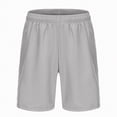 thumbnail image 1 of Hessimy Mens Casual Cotton Twill Cargo Shorts Drawstring Classic Chino Stretch Short,classic fit(Light Gray,XL), 1 of 3