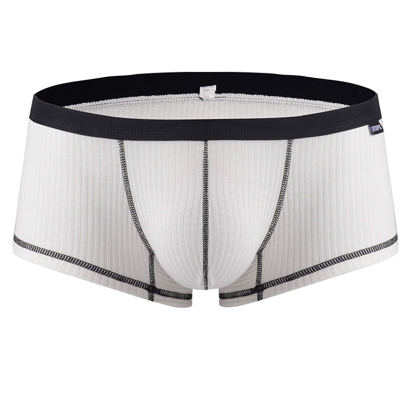 Hessimy Mens Pouch Boxer Briefs Big and Tall Bamboo Viscose Breathable